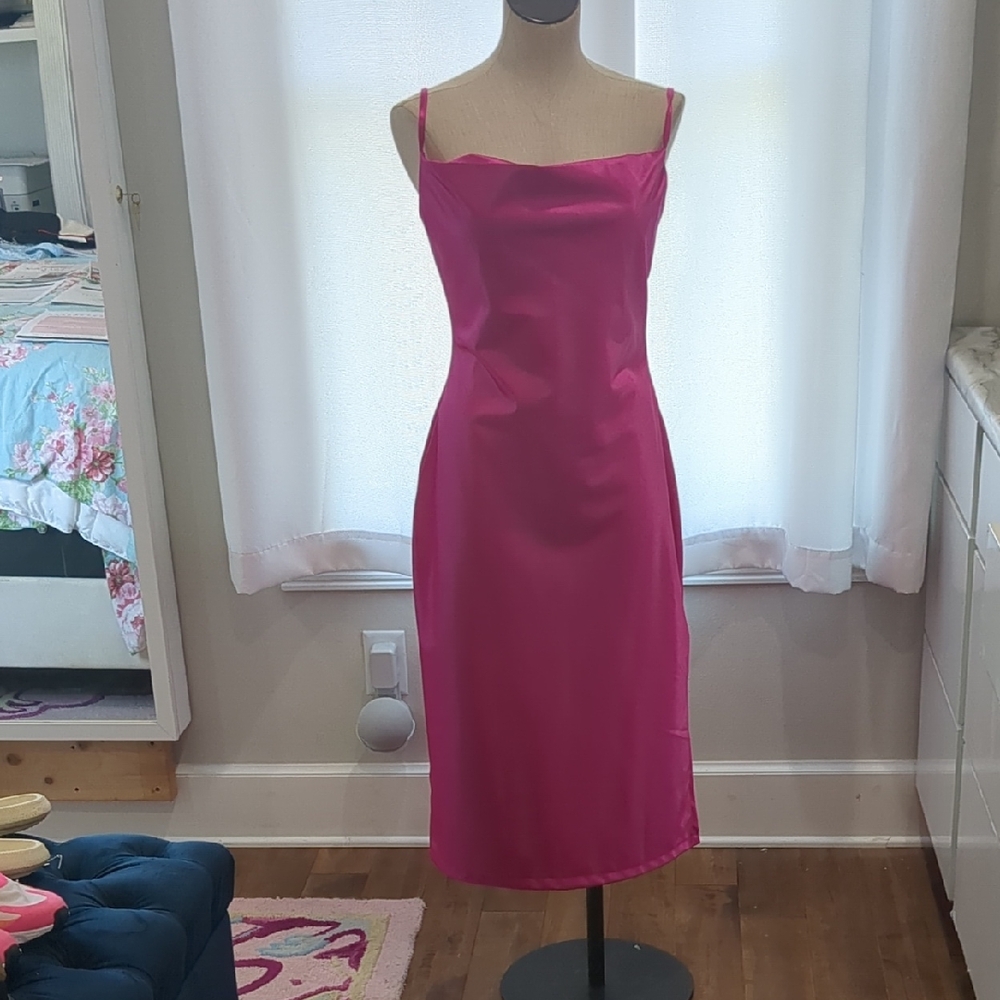 XXXiticat Pink Spaghetti Strap Dress